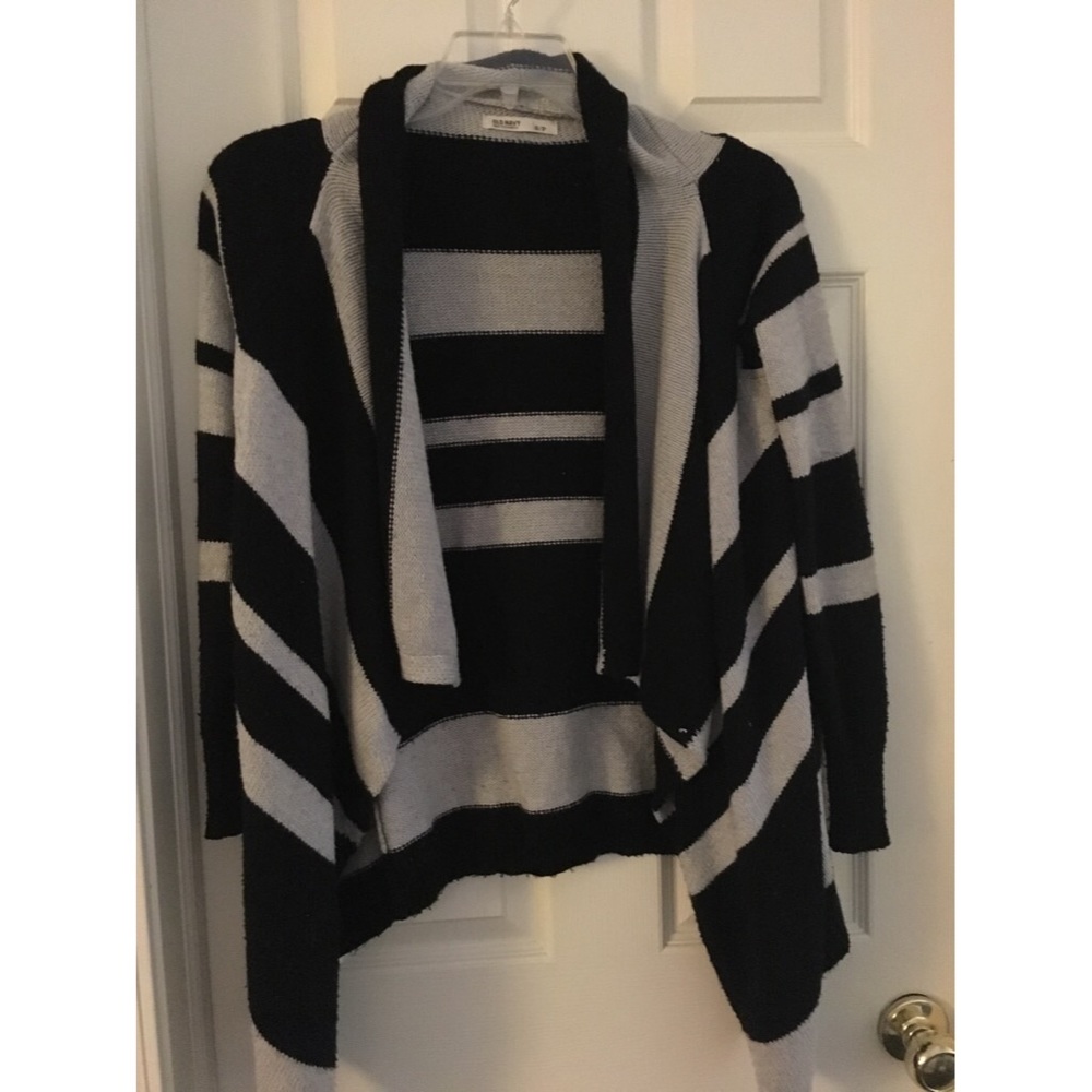 Black and grey sweater